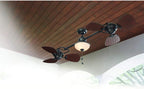 Harbor Breeze Twin Breeze II 74in Outdoor Ceiling Fan, Bronze - L0982 396772