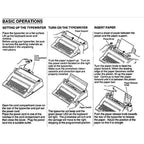 Nakajima Electronic Typewriter, 13-Inch Carriage, 9-Inch Print Width - WPT-150