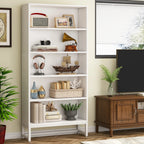 5-Tier Bookcase 31.5 Inch Wide x 11.81 Inch Deep x 70.87 Inch Tall - Sandalwood, Walnut, White, Black