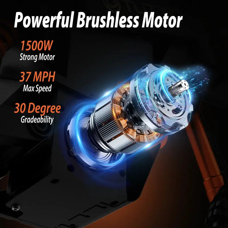 Tuttio Electric Dirt Bike 2000W 48V 21Ah 37 MPH Full Suspension 12 in And 14 in Tires - Soleil01