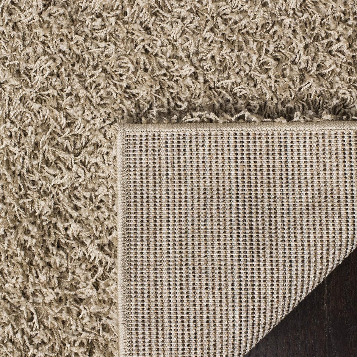 SAFAVIEH Athens Shag Area Rug 9x12 Beige - SGA119G