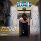 GYMAX 2-in-1 Folding Under Desk Treadmill With Speaker, App And Remote Control - 2.5HP