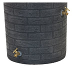 Good Ideas Impressions Downton Rain Saver Rain Barrel, 50 Gallon, Dark Granite - IMP-D50-DAR