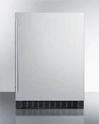 24in Wide Built-In All-Refrigerator With Stainless Steel Cabinet