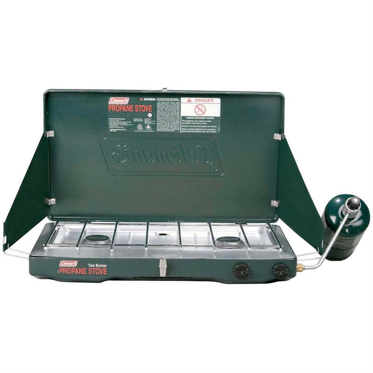 Coleman Classic 2-Burner Portable Propane Stove - Green