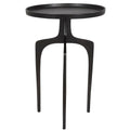 Bailey Street Home Accent Table, 22 Inches Tall, 15 Inches Wide, Dark Brown Finish - 2607-Bel-5174794
