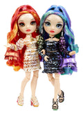 Rainbow High Twin Fashion Dolls, Laurel & Holly De'Vious, 2-Pack - Special Edition