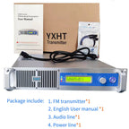 YXHT 1KW Long Range FM Radio Station Church Transmitter - 1000W