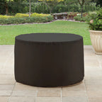 Better Homes & Gardens Propane Gas Fire Pit Table, 37 in Round, 50,000 BTU, Glass Beads, Metal Lid And Protective Cover - Colebrooke