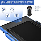 GYMAX 2-in-1 Folding Under Desk Treadmill With Speaker, App And Remote Control - 2.5HP