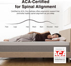 Novilla King Size 12 Inch Gel Memory Foam Mattress, Grey, Medium Plush - Bliss