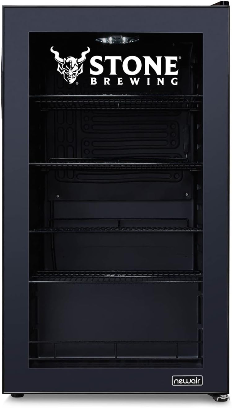 Beverage Refrigerator Cooler, 126 Cans, Right Hinge Glass Door - AB-1200