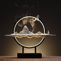 Large Backflow Incense Burner Lamp With LED