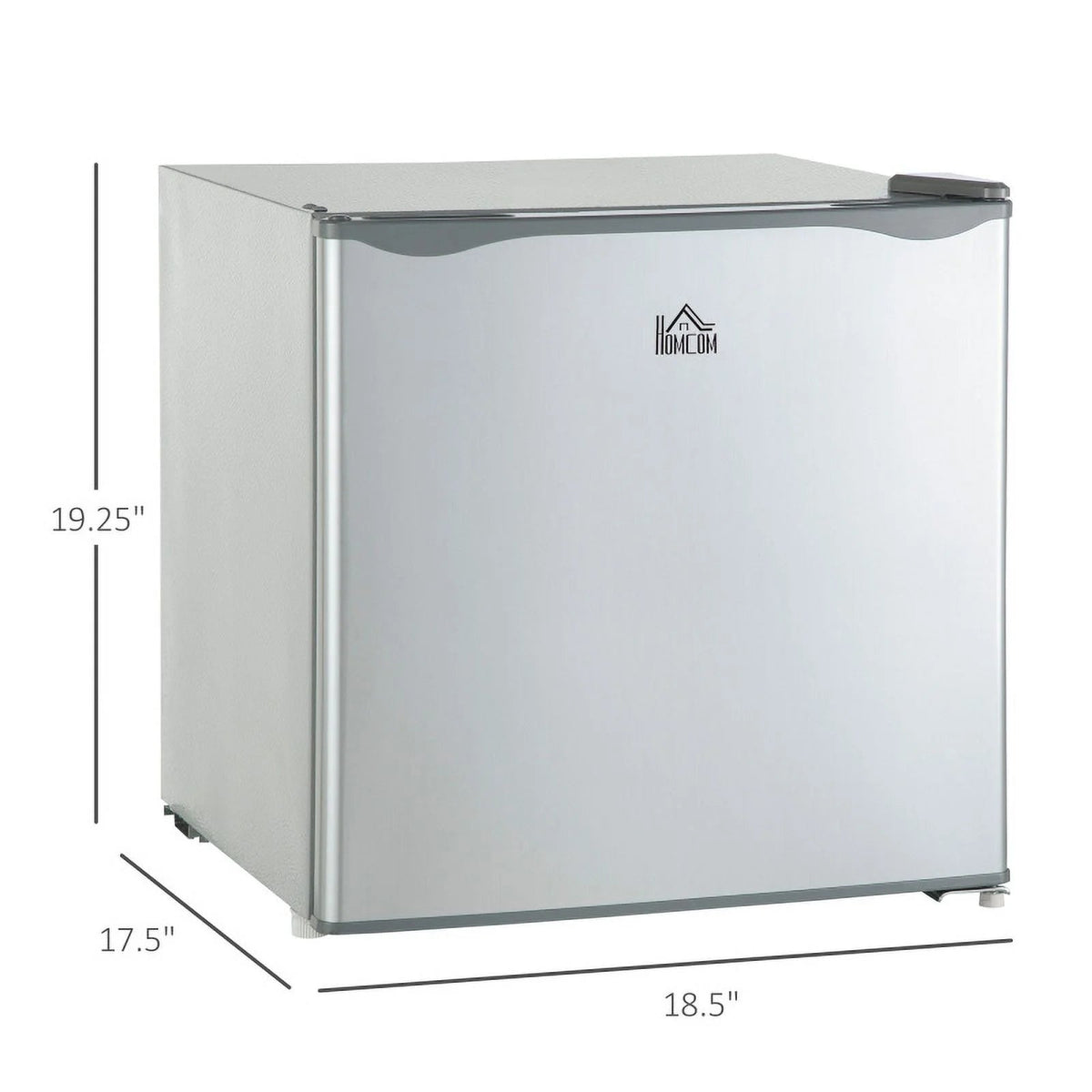 HOMCOM Compact Upright Mini Freezer, 1.1 Cu.Ft, Gray 05