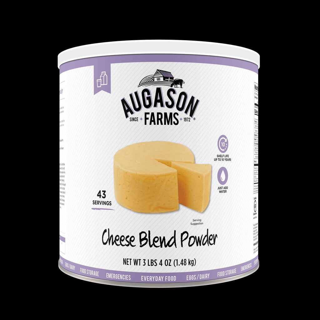 Augason Farms Cheese Blend Powder, Certified Gluten Free, #10 Can