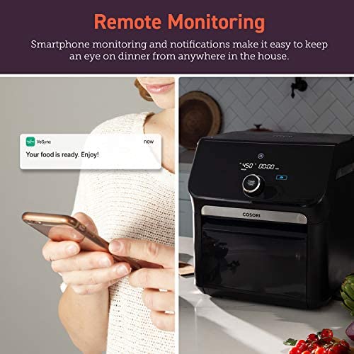 6.8-Qt Air Fryer With Dual Heating And Smart Temperature Control - CAF-P583S-KUS