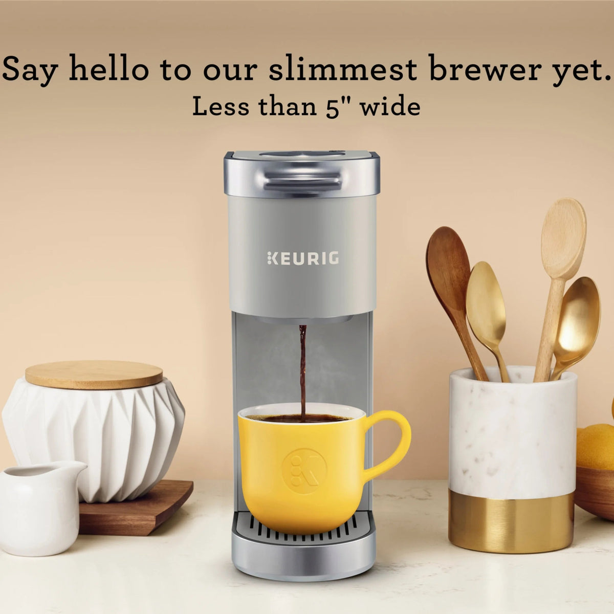 Keurig Single Serve K-Cup Pod Coffee Maker, Dusty Rose - K-Mini Plus