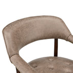 JESONVID Dining Chairs With Casters, Set Of 2, Light Yellow - MODERION