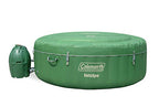 Bestway Coleman SaluSpa Inflatable Hot Tub Spa, Green & White, 77 in x 77 in x 28 in