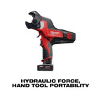 Milwaukee M12 12V Lithium-Ion Cordless 600 MCM Cable Cutter Kit With One 3.0Ah Battery, Charger And Hard Case