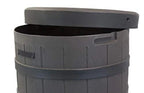 Good Ideas Rain Wizard Rain Barrel 50 Gallon American Oak With Darkened Ribs
