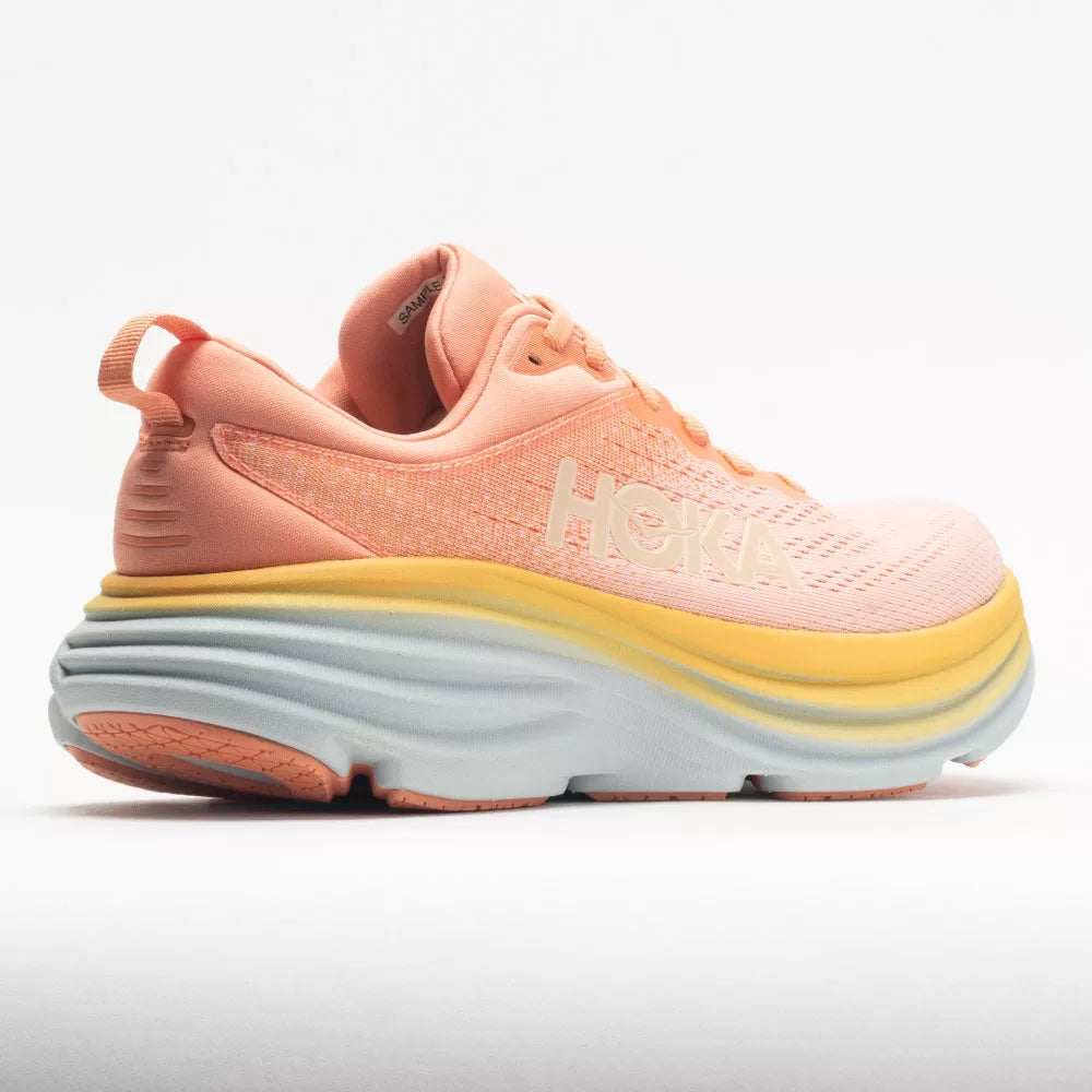 Women's Running Shoes - Bondi 8, Shell Coral/Peach Parfait