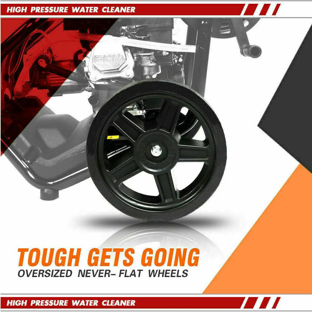 Power Stroke Gas Pressure Washer 4800 PSI 6.5 HP Orange - USAMETWC009