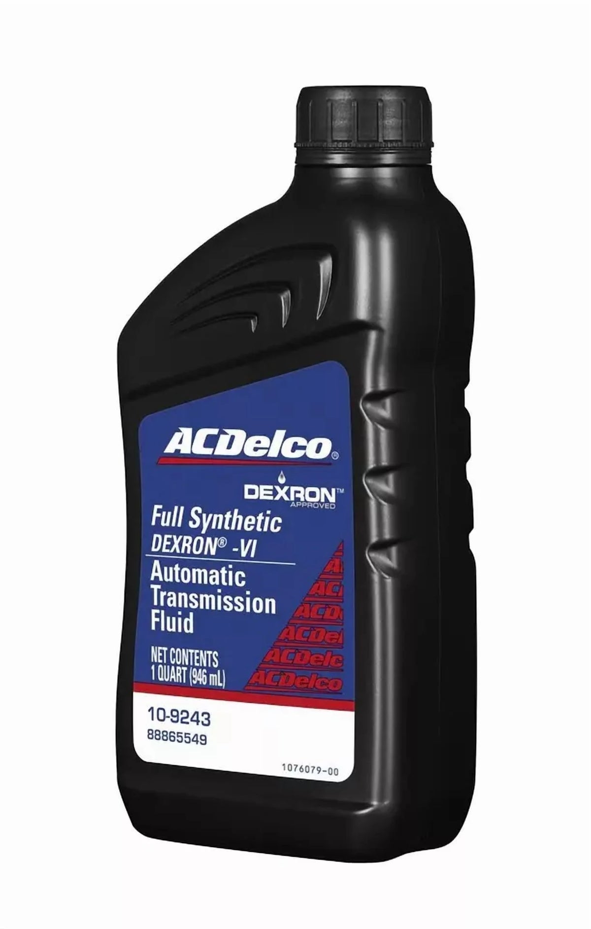 ACDelco GM Dexron VI Full Synthetic Automatic Transmission Fluid 1 Quart 6 Pack - 10-9243, 88865549