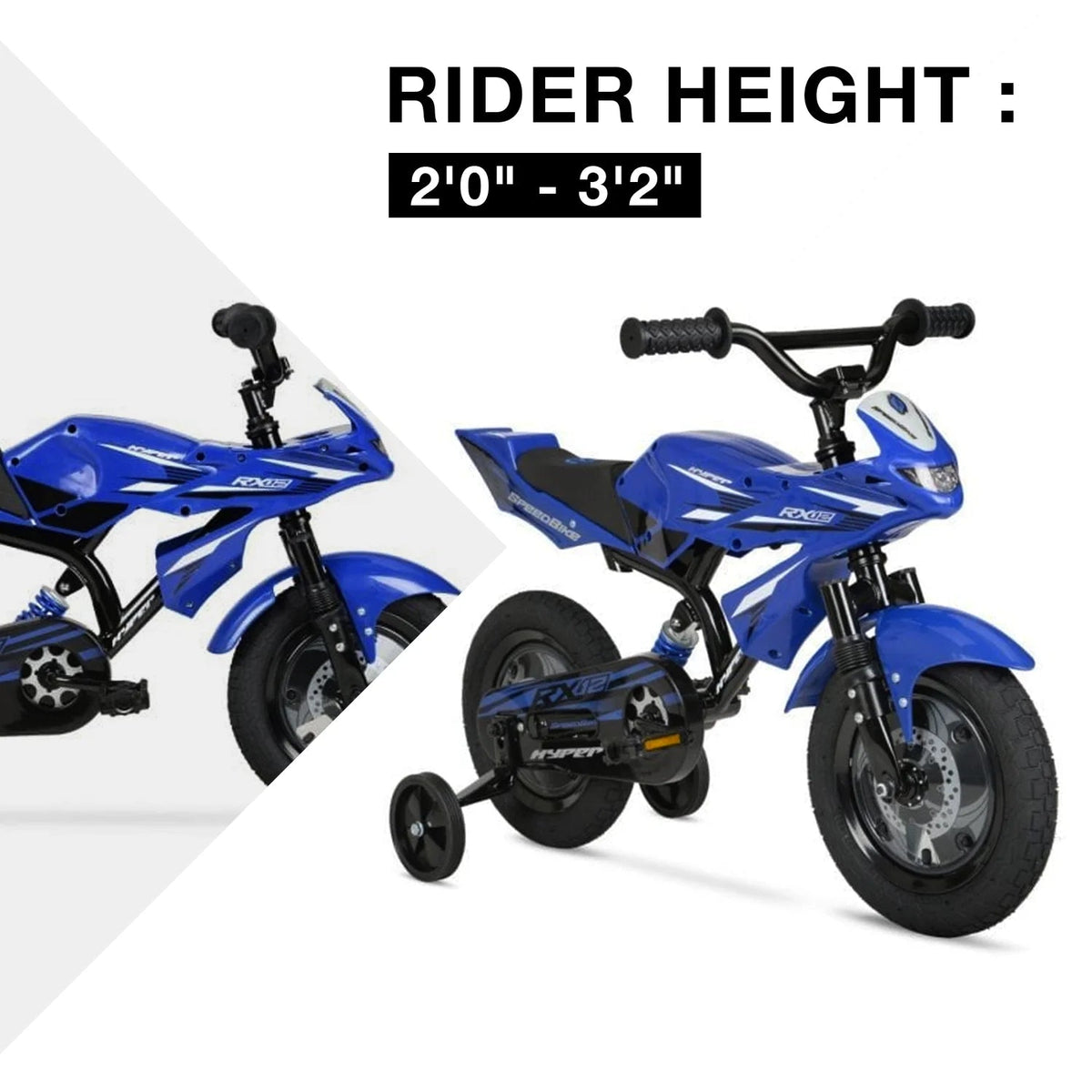 Hyper Speed 12-Inch Boys' Bicycle - Blue