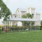 PawHut Outdoor Dog Kennel With Waterproof Roof, 19.7 x 7.5 x 7.5 in