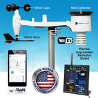 Ambient Weather WiFi Weather Station With Remote Monitoring And Network Access - WS-1965