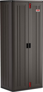 Suncast Commercial 19 Cu. Ft. Resin Storage Cabinet, Black
