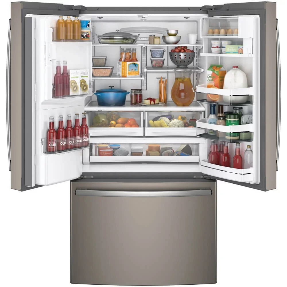 GE French Door Refrigerator 36 in 27.8 cu. ft. Slate - PFE28KMKES