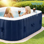 SEGMART Inflatable Hot Tub Spa, 73 inch, 4-6 Person, 130 Jets, 240 Gallon Capacity