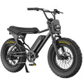MACFOX Adult Electric Bike, 750W, 25 MPH, 48V 13Ah Removable Battery, 35-Mile Range, 20x4.5in Front And 20x5.0in Rear Tires - X7