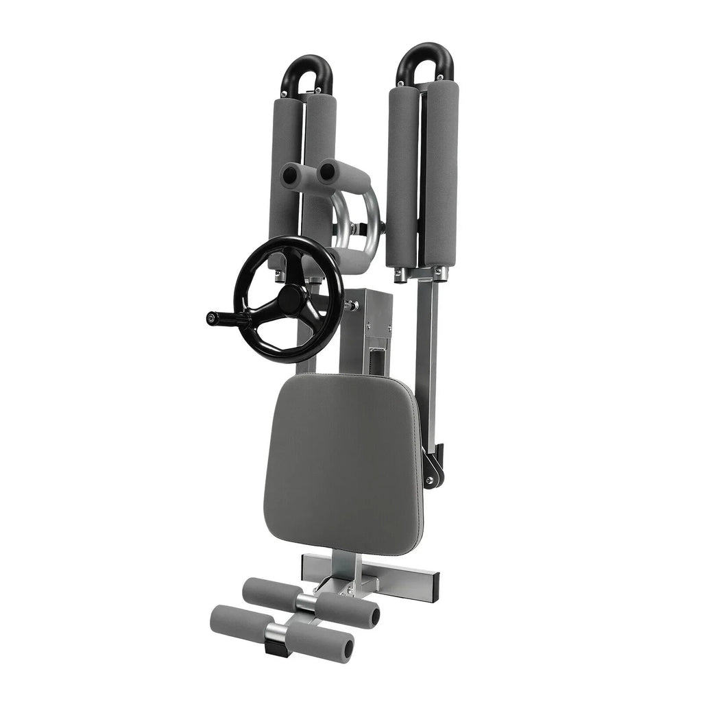 Leg Stretcher Training Machine, Steel, Gray, 330 lbs Capacity