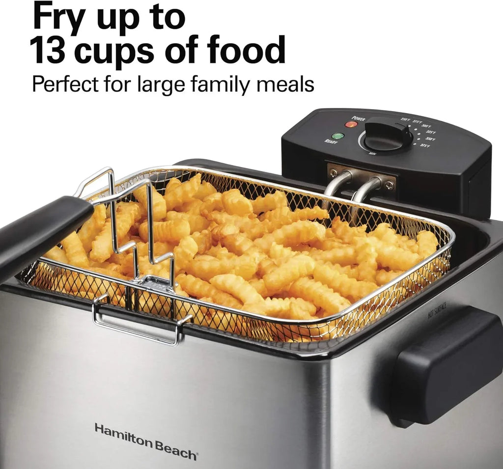 Professional Style Electric Deep Fryer, 1800 Watts, 21 Cups / 5 Liters - 35042
