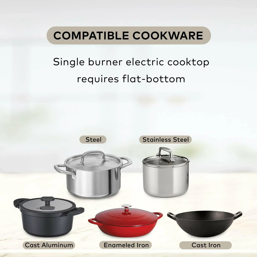 ChefWave Portable Induction Cooktop, 1800W, 10in Fry Pan