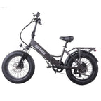 GOTRAX F3 500W Folding Fat Tire Electric Bike, 20in x 4in Tires, 20 MPH, 60 Mile Range - F3