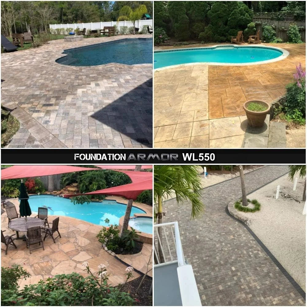 Armor Matte Wet Look Enhancer Sealer for Concrete, Brick, Pavers, Stone, and Slate - WL550-5 Gallon