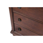 8 Drawer 64in W Double Dresser With Mirror - 80in H x 18in D