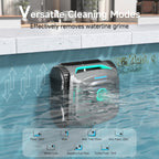 WYBOT Cordless Robotic Pool Cleaner With Dual Filtration And 180 Minutes Runtime - C2