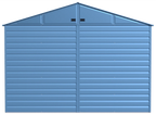Arrow Select Steel Storage Shed, 10x14, Blue Grey