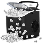 Joy Pebble Countertop Bullet Ice Maker With Handle, 9 Ice Cubes in 6 Mins, 26Lbs/24H