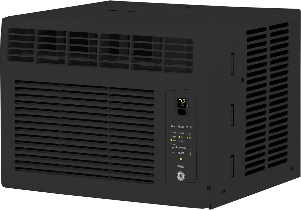 GE Window Air Conditioner, 5,000 BTU, White, 150 sq ft - Mechanical Controls