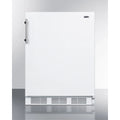 Built-In Undercounter All-Refrigerator, 5.5 Cu.Ft., 24 in Footprint, White