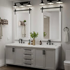 Rectangular Wall Mirror With Wood Frame, 18 x 26 in, 22 x 30 in, 24 x 36 in, or 40 x 26 in - Multiple Sizes