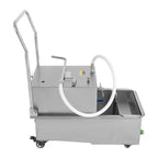 Miumaeov Commercial Fryer Oil Filter Cart 55L/14.5 Gal