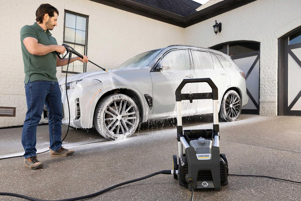 Karcher Electric Pressure Washer, 1700 PSI, 1.2 Max. GPM, 3 Spray Nozzles - K1700