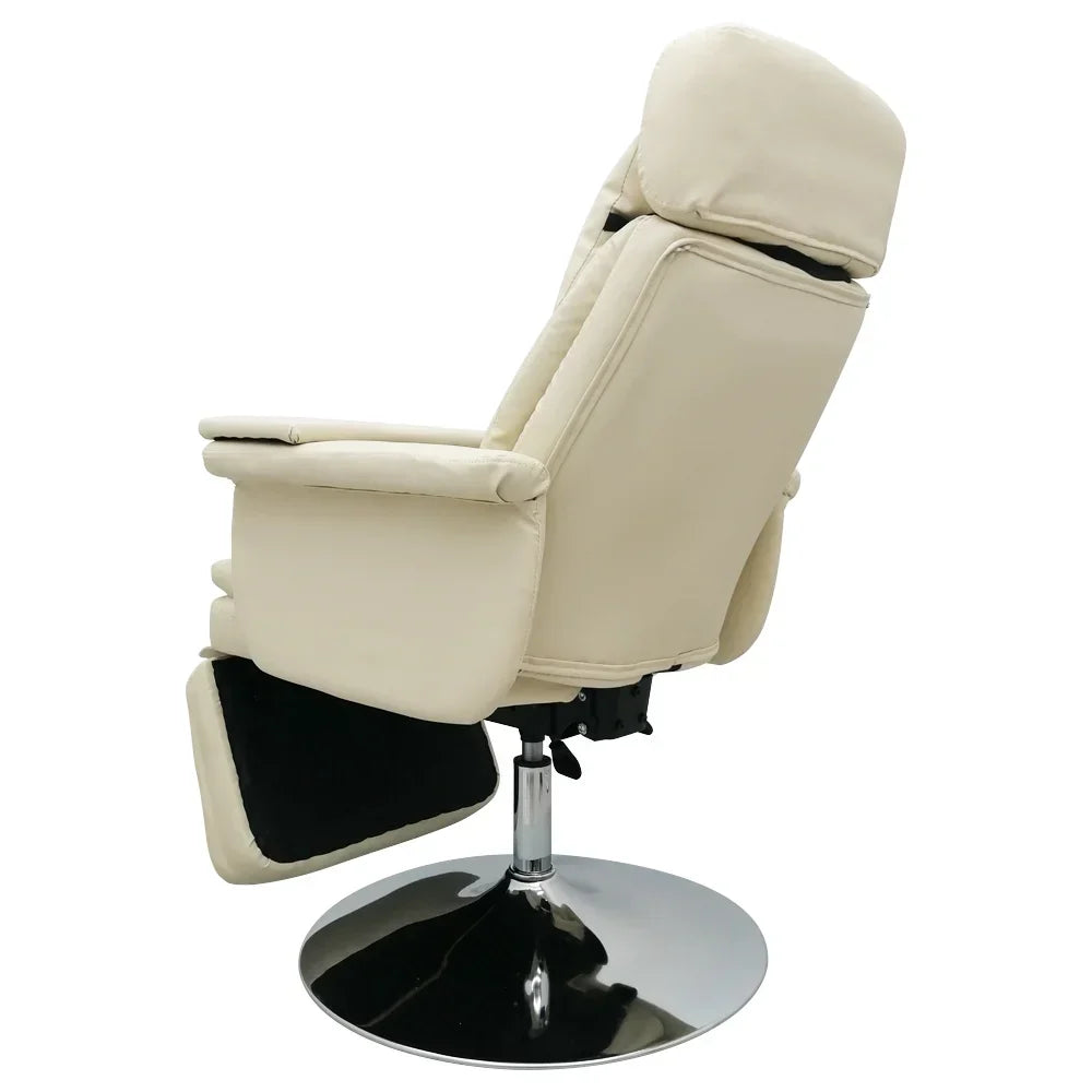 INTBUYING Facial Beauty Spa Salon Chair, White, Pneumatic 440LB Capacity, 360 Degree Rotation - TT-300100